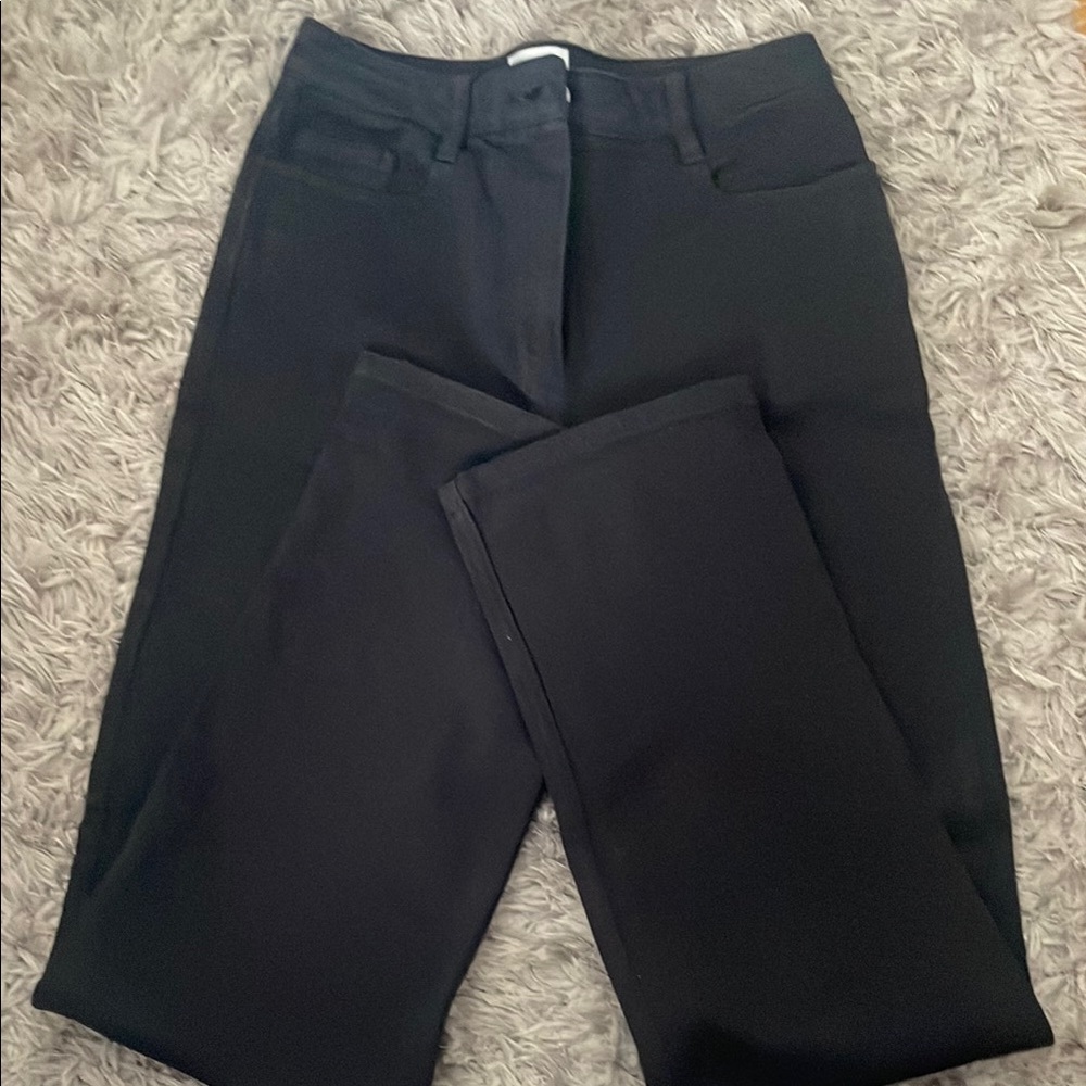Wilfred Black Straight Leg Pants